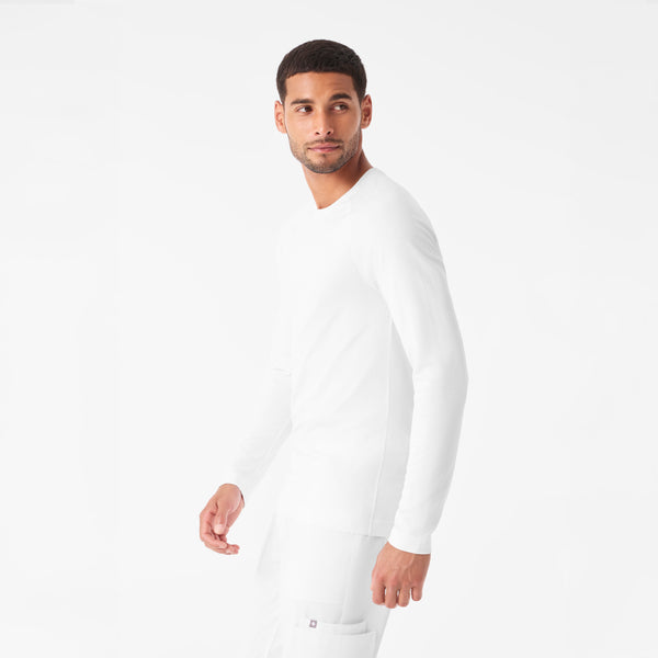 Men's Optic White Seamless - Long-Sleeve Underscrub
