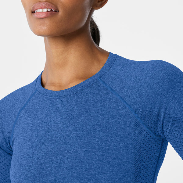 Women's Royal Blue Salta Seamless - Long-Sleeve Underscrub