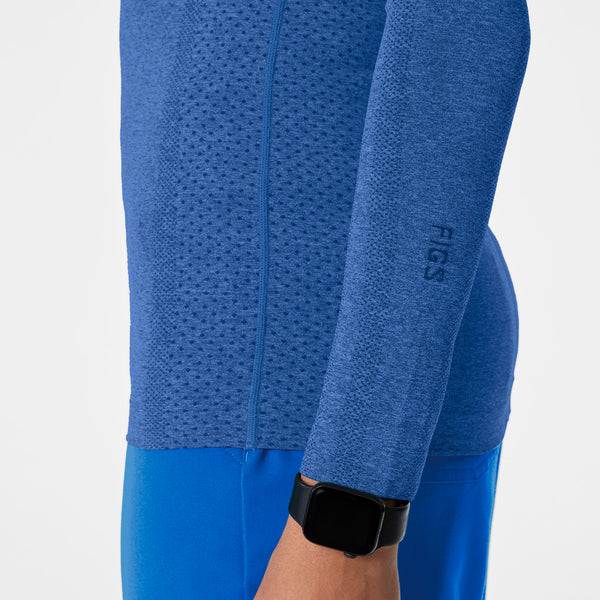 Women's Royal Blue Salta Seamless - Long-Sleeve Underscrub