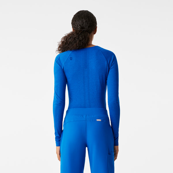Women's Royal Blue Salta Seamless - Long-Sleeve Underscrub