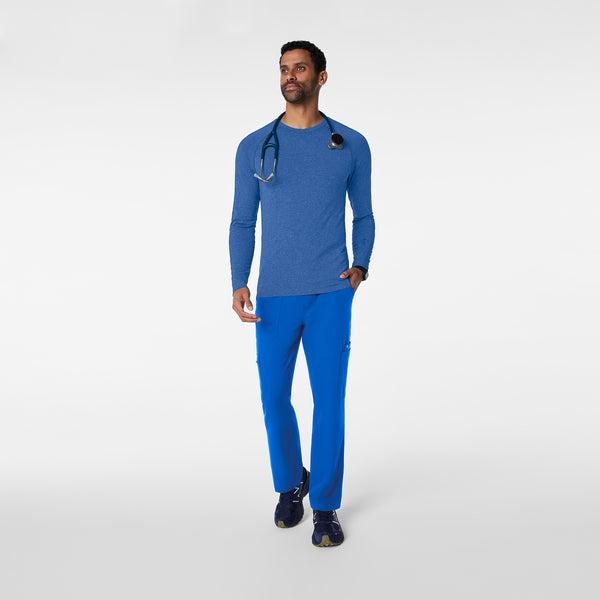Men's Royal Blue Makato Seamless - Long-Sleeve Underscrub