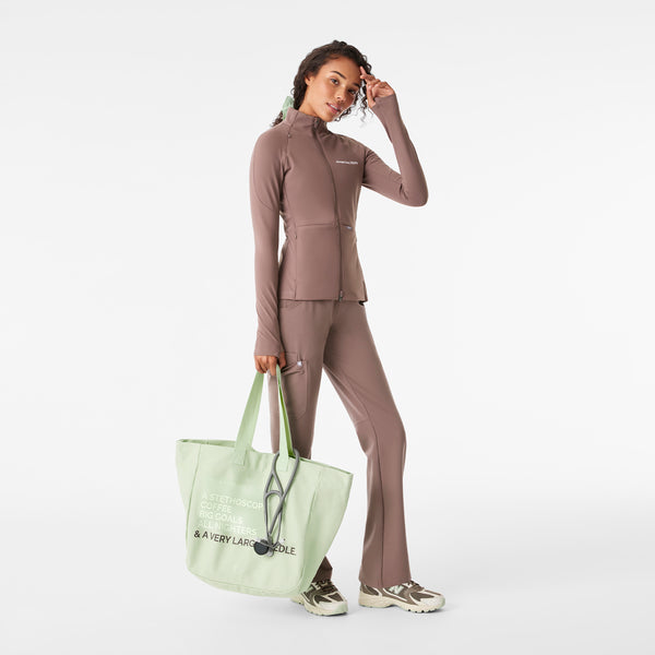 Sagewater - A Very Large Needle Canvas Tote
