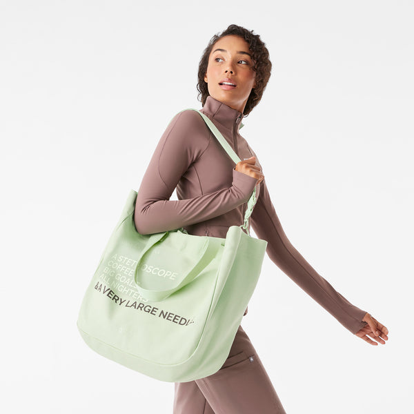 Sagewater - A Very Large Needle Canvas Tote