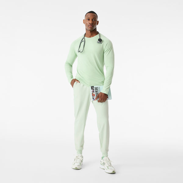 Men's Dark Sagewater Makato Seamless - Long-Sleeve Underscrub