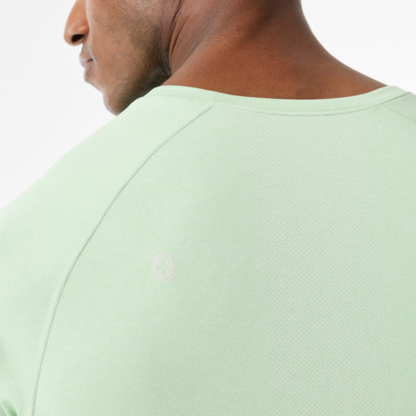 Men's Dark Sagewater Makato Seamless - Long-Sleeve Underscrub
