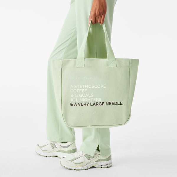 Sagewater - A Very Large Needle Mini Canvas Tote