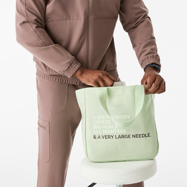 Sagewater - A Very Large Needle Mini Canvas Tote