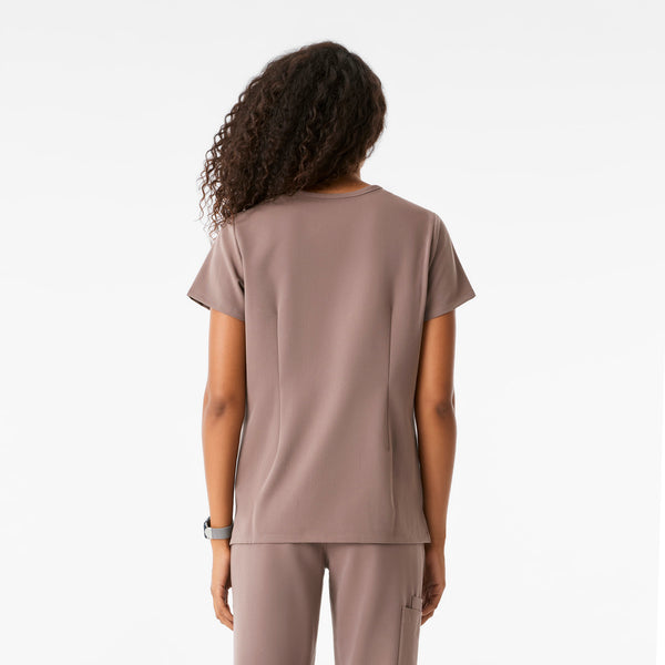 Women's Smokey Taupe Casma - Scrub Top™