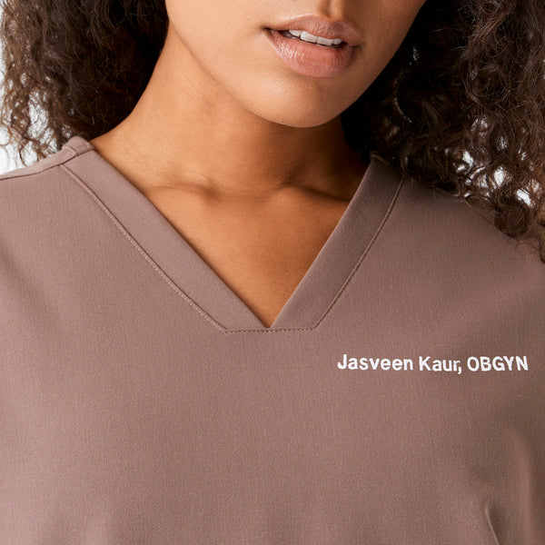 Women's Smokey Taupe Casma - Scrub Top™
