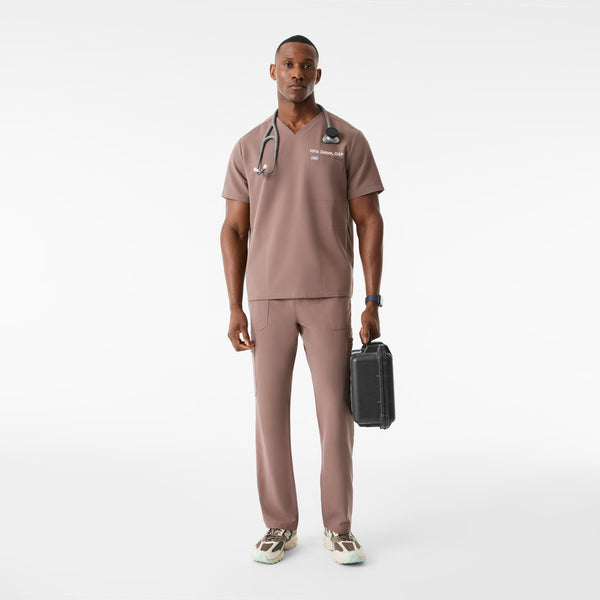 Men's Smokey Taupe Chisec - Scrub Top™