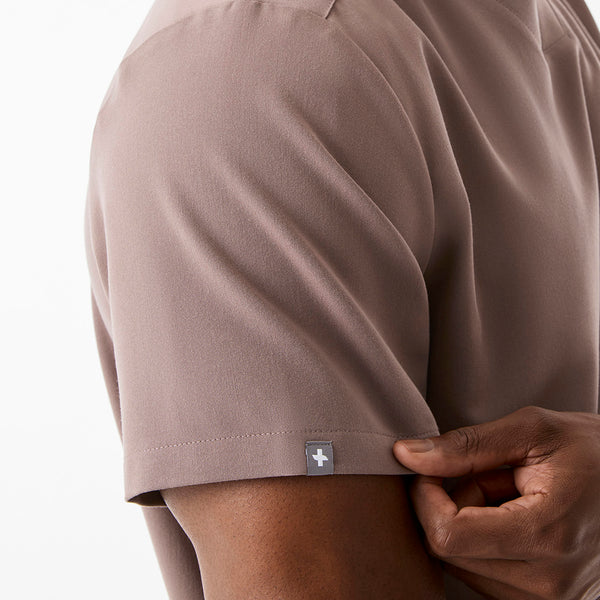 Men's Smokey Taupe Chisec - Scrub Top™