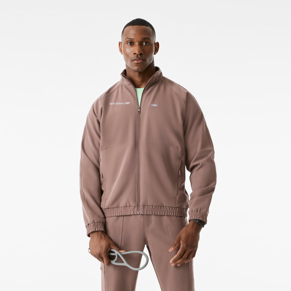 Men's Smokey Taupe Cobaki - Scrub Jacket