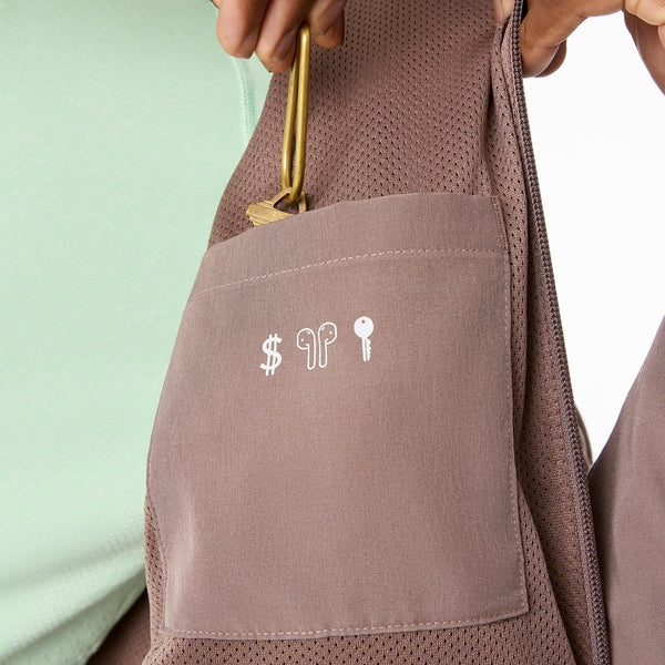 Men's Smokey Taupe Cobaki - Scrub Jacket