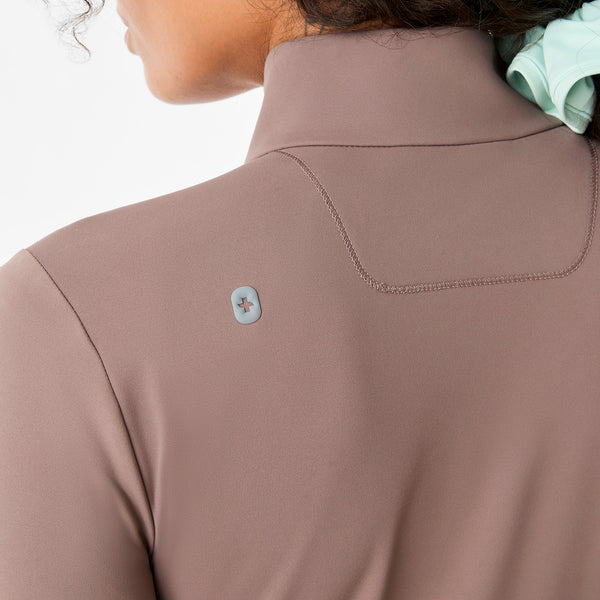 Women's Smokey Taupe ContourKnit Scrub Jacket™