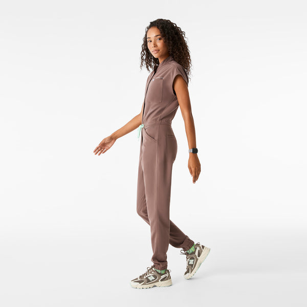 Women's Smokey Taupe Rafaela Cargo - ScrubJumpsuit™