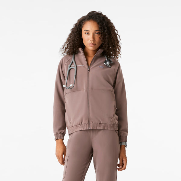 Women's Smokey Taupe Sydney - Scrub Jacket