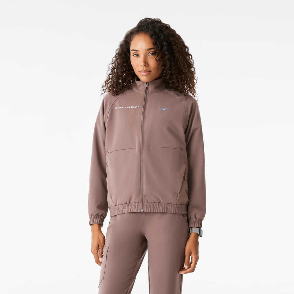 Women's Smokey Taupe Sydney - Scrub Jacket