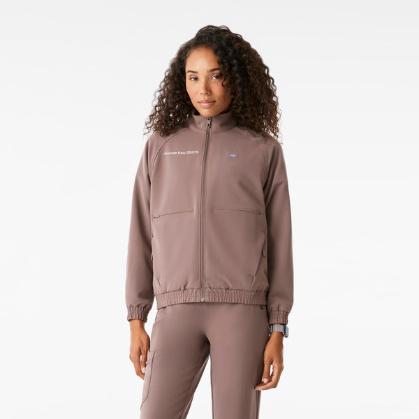 Women's Smokey Taupe Sydney - Scrub Jacket