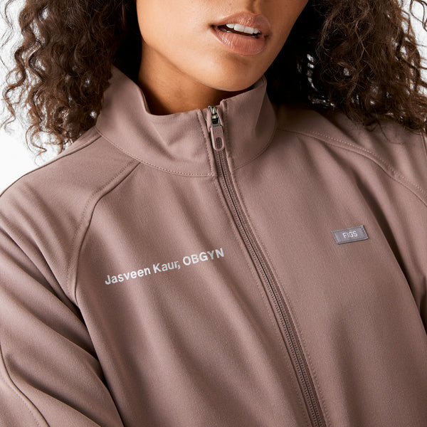 Women's Smokey Taupe Sydney - Scrub Jacket