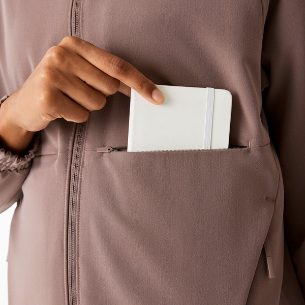 Women's Smokey Taupe Sydney - Scrub Jacket