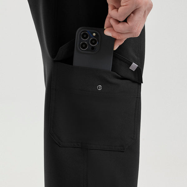 Men's Black Colfax FIBREx Barrel-Leg - Scrub Pant