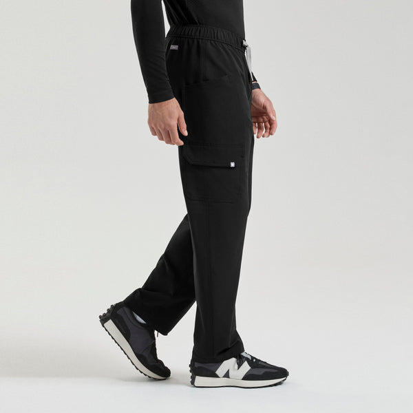 Men's Black Colfax FIBREx Barrel-Leg - Scrub Pant