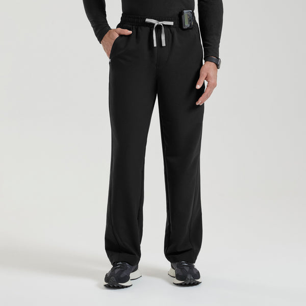 Men's Black Everett FIBREx Straight-Leg - Scrub Pant