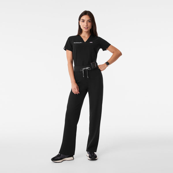 Women's Black Livingston High-Rise - Straight-Leg Scrub Pant™