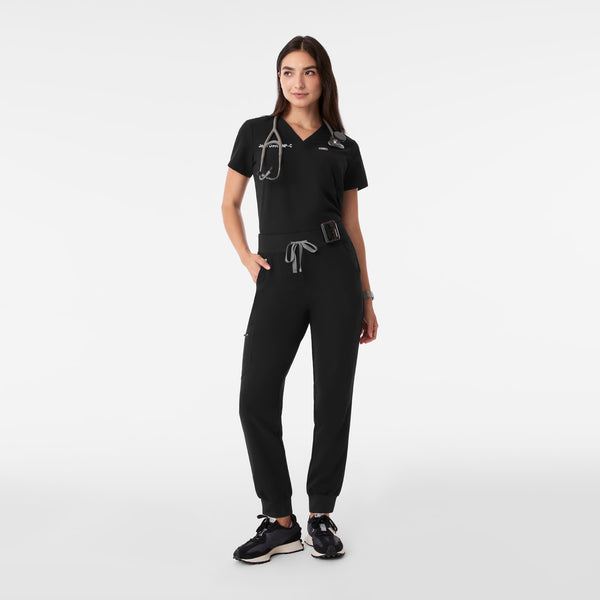 Women's Black Zamora™ High-Rise - Jogger Scrub Pant