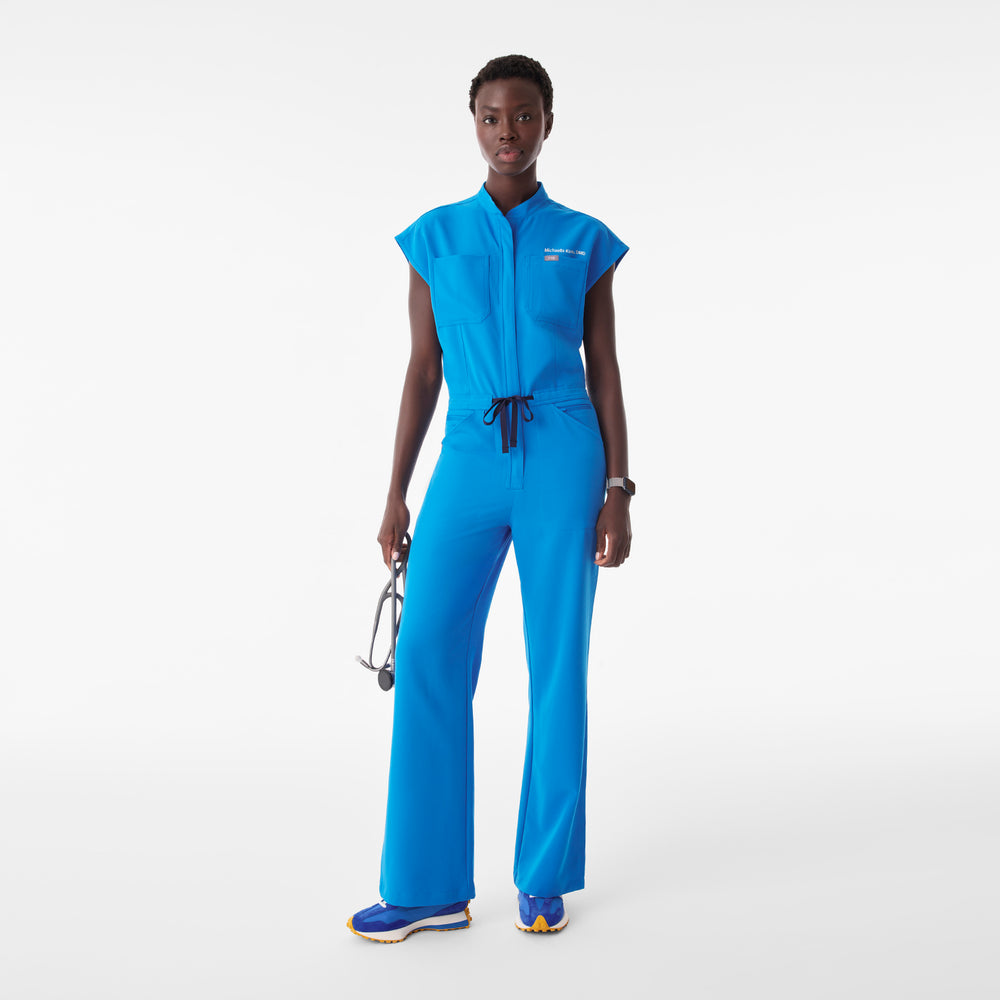 Women's Blue Horizon Rafaela Wide-Leg - ScrubJumpsuit™