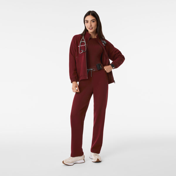 Women's Burgundy Livingston High-Rise - Straight-Leg Scrub Pant™