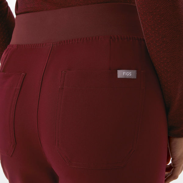 Women's Burgundy Livingston High-Rise - Straight-Leg Scrub Pant™