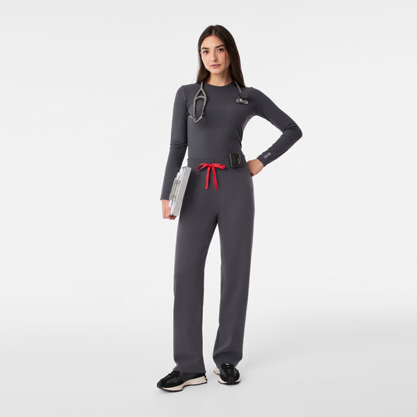 Women's Charcoal Livingston High-Rise - Straight-Leg Scrub Pant™