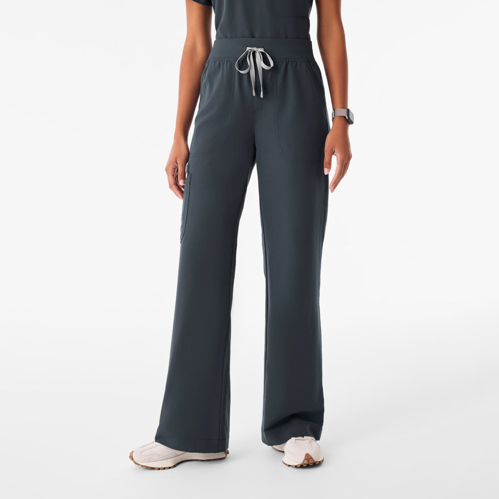 Women's Dark Harbor Isabel High-Rise Wide-Leg - Petite Scrub Pant