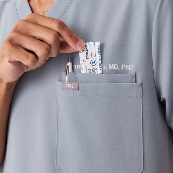 Men's Harbor Grey Leon -  Scrub Top™