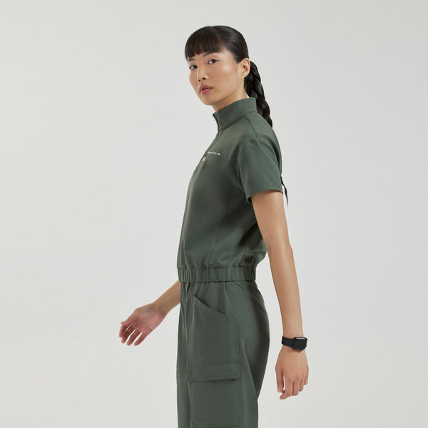 Women's Moss Camrose FIBREx Mock-Neck Scrub Top