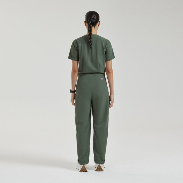 Women's Moss Castella FIBREx Barrel-Leg - Petite ScrubJumpsuit™