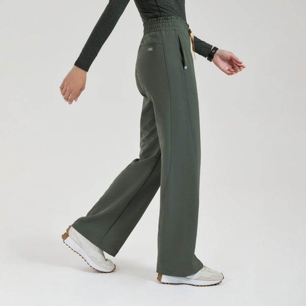 Women's Moss Mina FIBREx High-Rise Wide-Leg - Scrub Pant