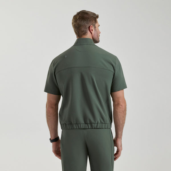 Men's Moss Quincy FIBREx Mock-Neck Scrub Top