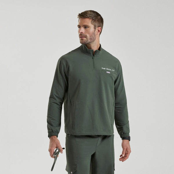 Men's Moss Thompson FIBREx ¼ Zip Scrub Top