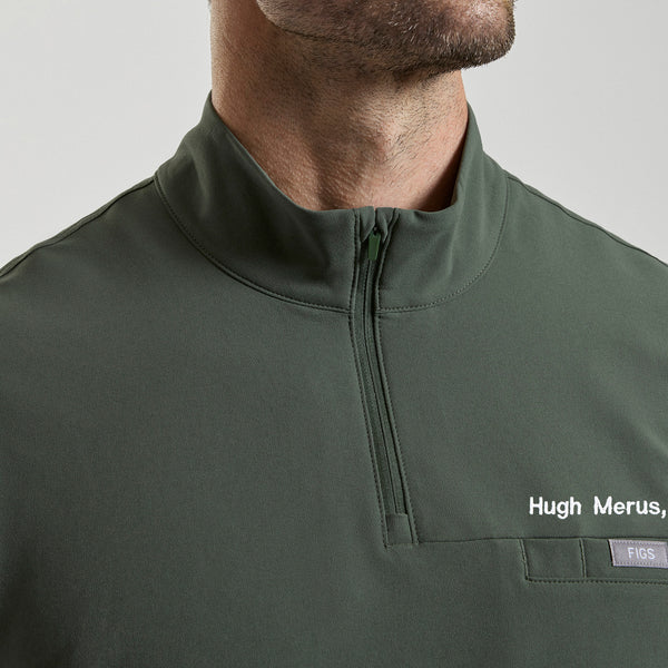 Men's Moss Thompson FIBREx ¼ Zip Scrub Top