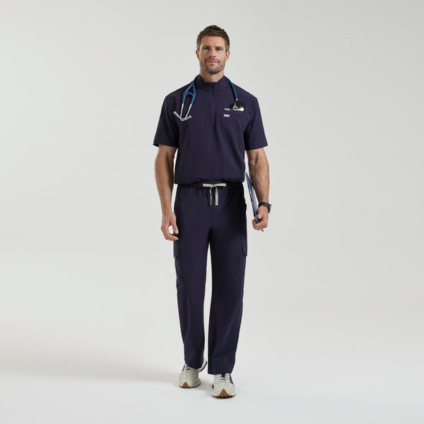 Men's Navy Colfax FIBREx Barrel-Leg - Scrub Pant