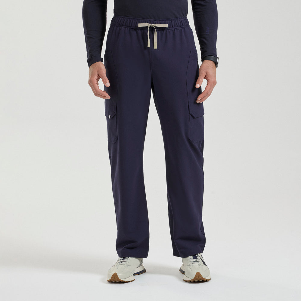 Men's Navy Colfax FIBREx Barrel-Leg - Tall Scrub Pant
