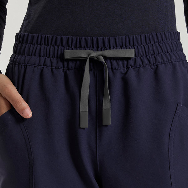 Women's Navy Jenner FIBREx Barrel-Leg - Scrub Pant