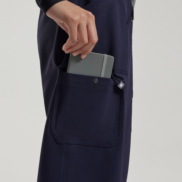 Women's Navy Jenner FIBREx Barrel-Leg - Scrub Pant