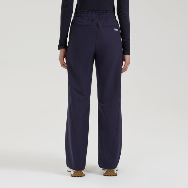 Women's Navy Mina FIBREx High-Rise Wide-Leg - Scrub Pant