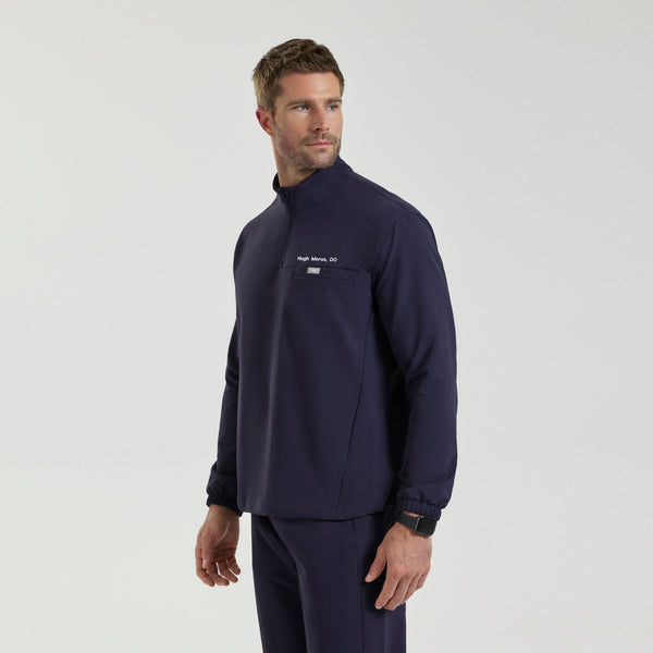 Men's Navy Thompson FIBREx ¼ Zip Scrub Top