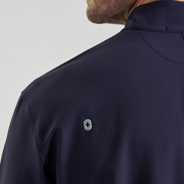 Men's Navy Thompson FIBREx ¼ Zip Scrub Top
