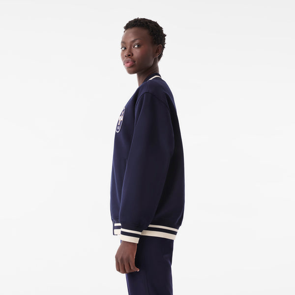 Unisex Navy Prescott Letterman Jacket