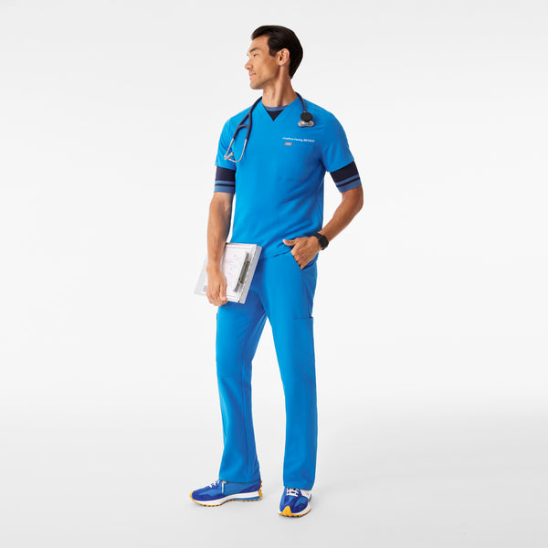 Men's Navy Makato Striped - Short-Sleeve Underscrub